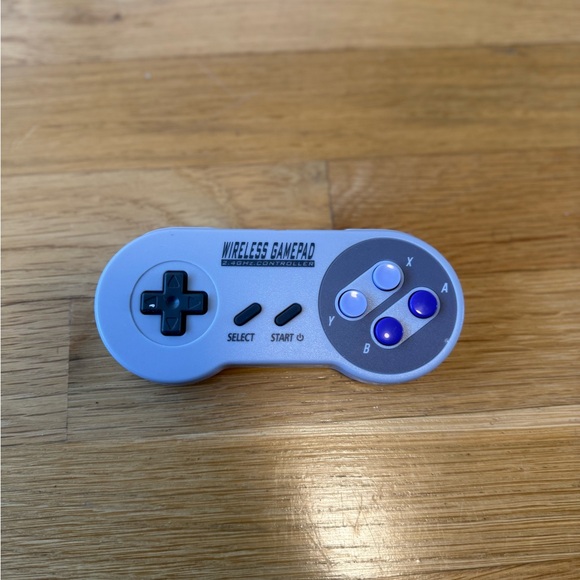 Wireless Gamepad Controller For Super Nintendo NES & SNES classic - Picture 1 of 5